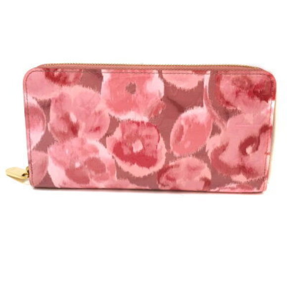 Louis Vuitton Zippy Wallet Ikat Flower Vernis Rose Pink Indigo - Picture 1 of 9